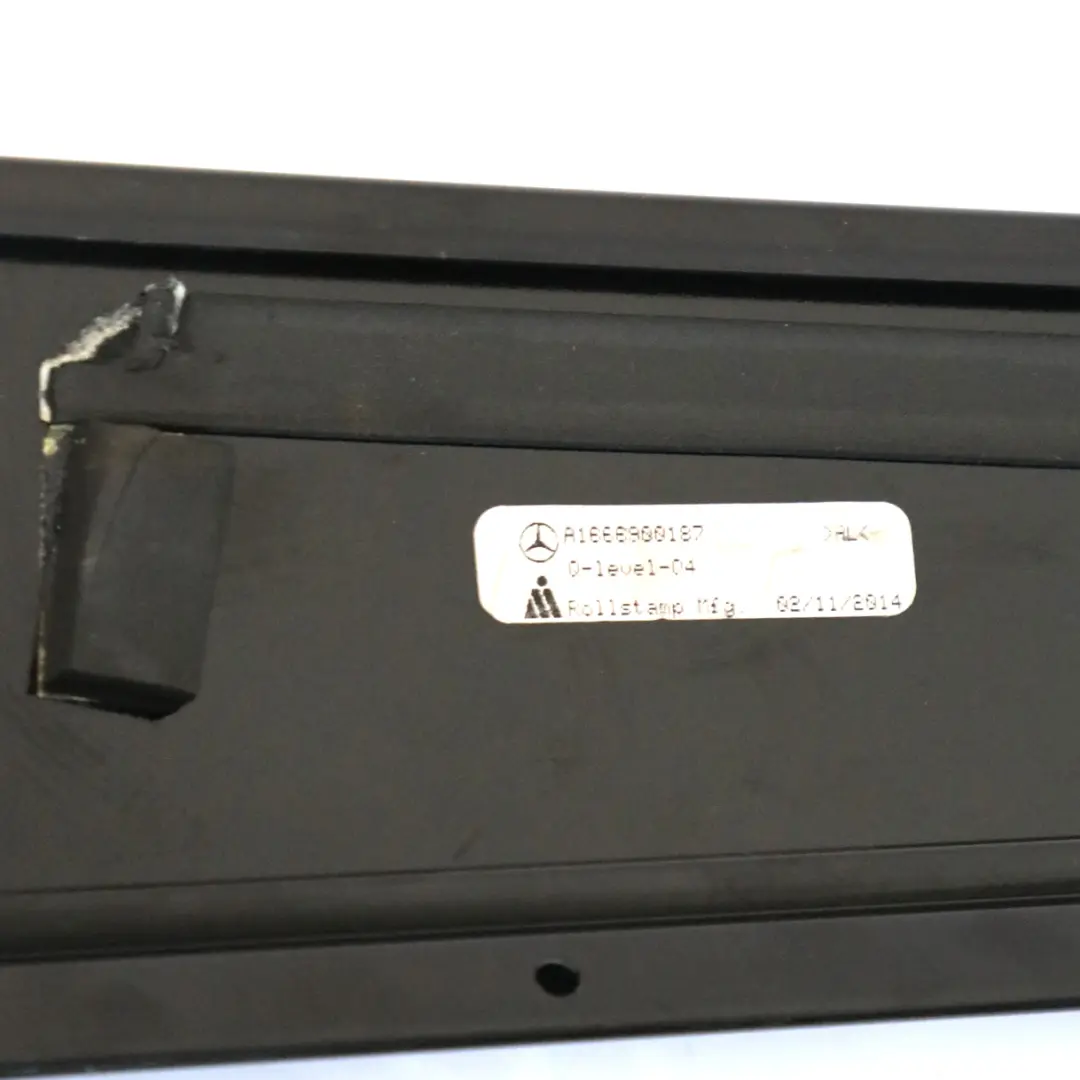 Mercedes ML W166 Pillar B Cover Front Left N/S Side Trim Moulding - SKU A1666900187 - Part number A1666900187