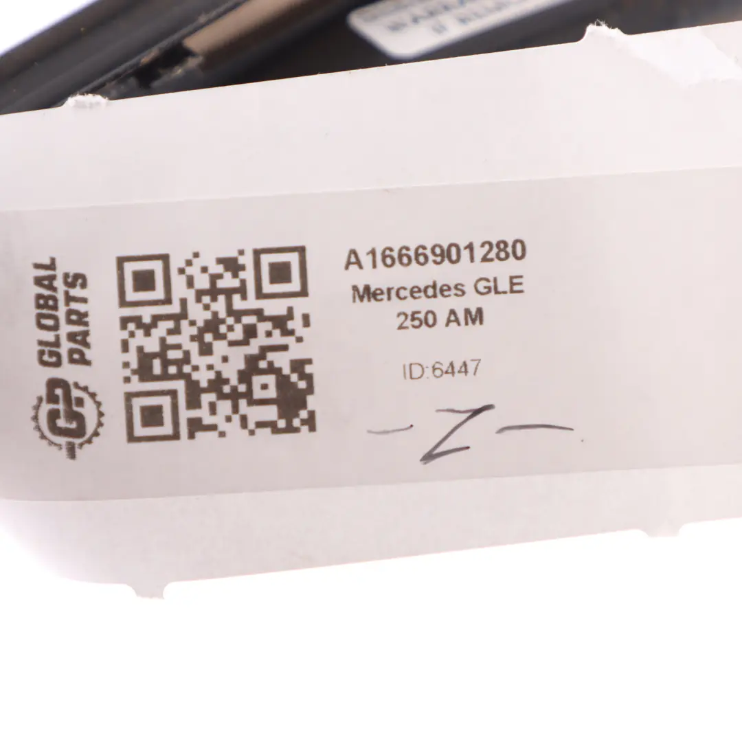 Parabrezza Anteriore Laterale Deflettore Acqua Destra per Mercedes W166 con numero di parte A1666901280 Mercedes W166 Parabrezza Anteriore Laterale Deflettore Acqua Destra - SKU A1666901280 - Numero di parte A1666901280