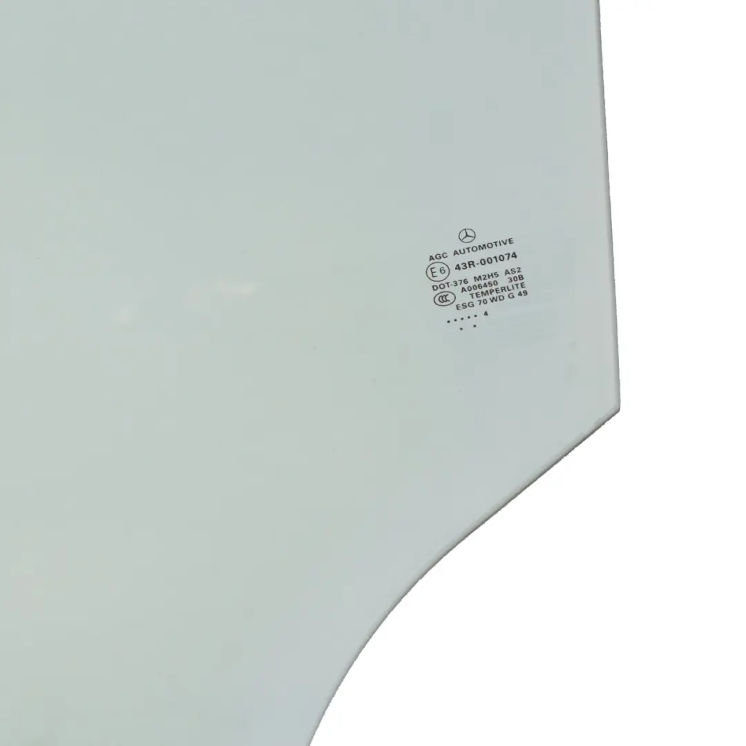 Delantero Izquierdo Puerta Vidrio Ventana Verde AS2 para Mercedes W166 con número de pieza A1667251310 Mercedes W166 Delantero Izquierdo Puerta Vidrio Ventana Verde AS2 - SKU A1667251310-1 - Número de pieza A1667251310