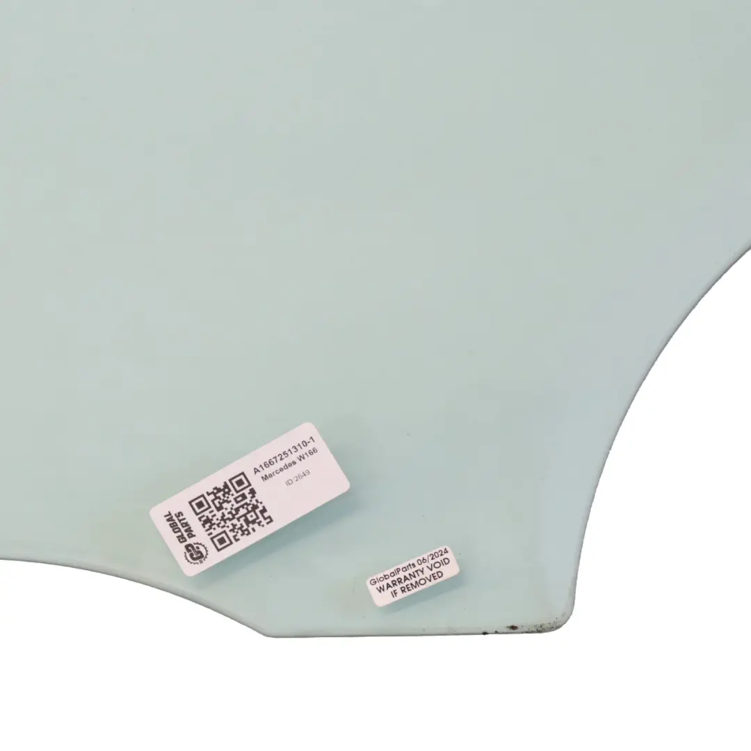 Mercedes W166 Porta anteriore sinistra Finestra Verde Vetro AS2 - SKU A1667251310-1 - Numero di parte A1667251310