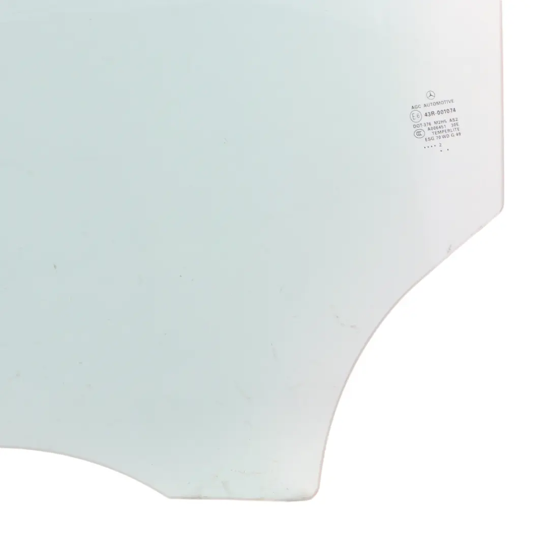 Front Left N/S Door Glass Window Green Glazing AS2 to Mercedes W166 with Part number A1667251310 Mercedes W166 Front Left N/S Door Glass Window Green Glazing AS2 - SKU A1667251310 - Part number A1667251310