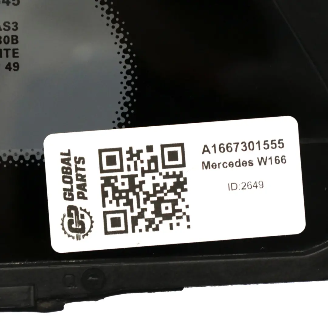 Szyba Tylna Lewy Tył Przyciemniana AS3 do Mercedes ML W166 o numerze A1667301555 Mercedes ML W166 Szyba Tylna Lewy Tył Przyciemniana AS3 - SKU A1667301555 - Numer Części A1667301555