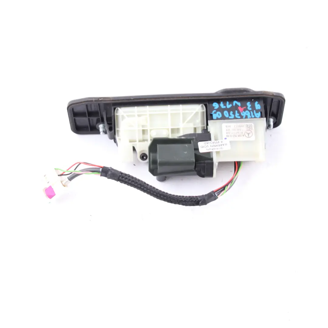 Handle Camera Mercedes W176 Boot Lid Tailgate Release Rear View to with Part number A1667500993 Handle Camera Mercedes W176 Boot Lid Tailgate Release Rear View - SKU A1667500993-1 - Part number A1667500993