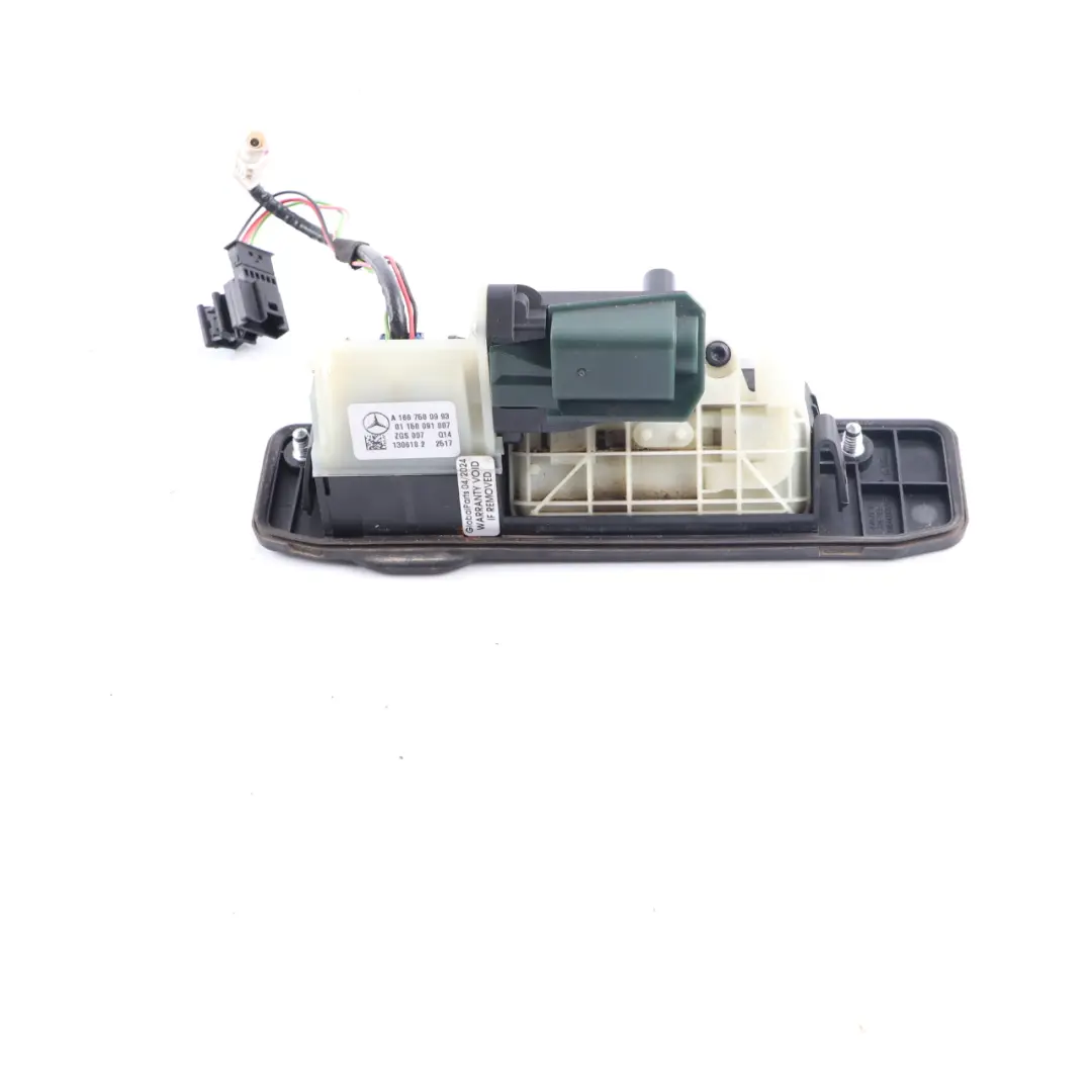 Mercedes W447 Tailgate Handle Camera Release Outer Rear View - SKU A1667500993 - Part number A1667500993