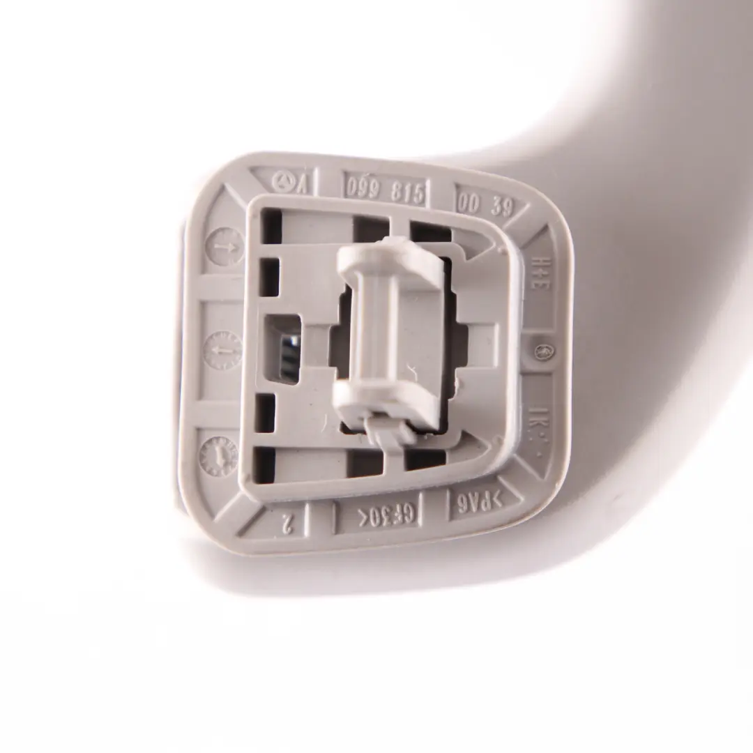 Grab Handle Roof Interior Front Left Right N/O/S Grey A0998150039 to Mercedes W213 with Part number A1668100054 Mercedes W213 Grab Handle Roof Interior Front Left Right N/O/S Grey A0998150039 - SKU A1668100054 - Part number A1668100054