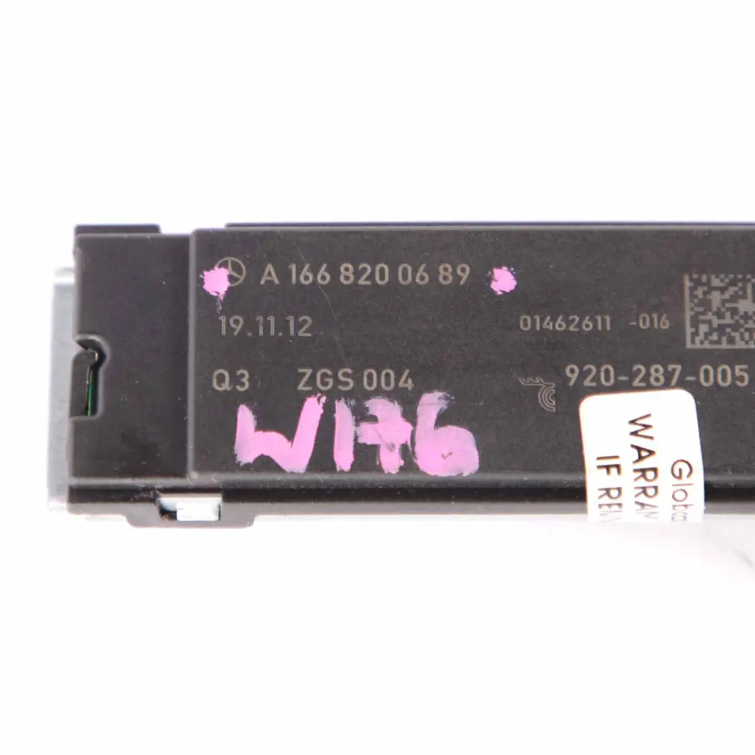 Amplificatore antenna Mercedes W176 Modulo antenna posteriore per con numero di parte A1668200689 Amplificatore antenna Mercedes W176 Modulo antenna posteriore - SKU A1668200689 - Numero di parte A1668200689