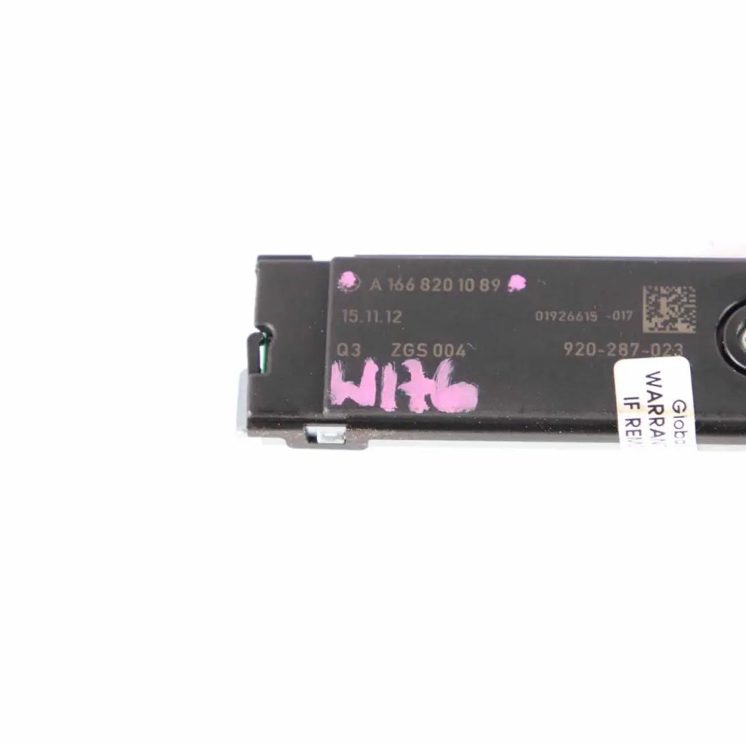 Radio Aerial Antenna Amplifier Booster Unit Module to Mercedes W176 with Part number A1668201089 Mercedes W176 Radio Aerial Antenna Amplifier Booster Unit Module - SKU A1668201089 - Part number A1668201089