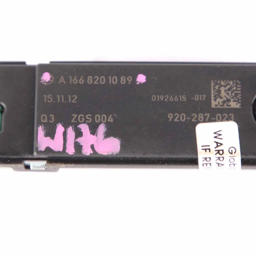 Mercedes W176 Radio Aerial Antenna Amplifier Booster Unit Module - SKU A1668201089 - Part number A1668201089
