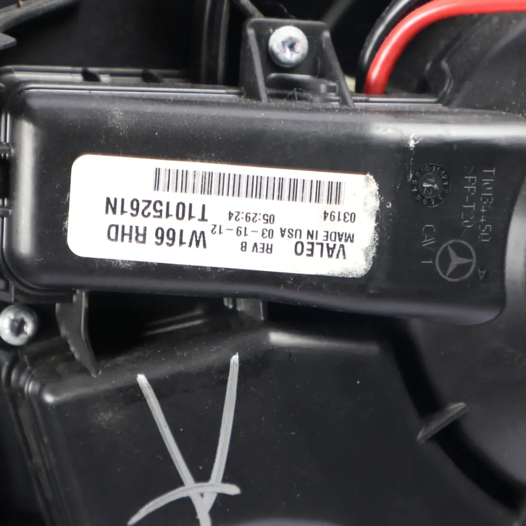 Heater Radiator Air Conditioning Matrix Unit to Mercedes W166 with Part number A1668302560 Mercedes W166 Heater Radiator Air Conditioning Matrix Unit - SKU A1668302560 - Part number A1668302560