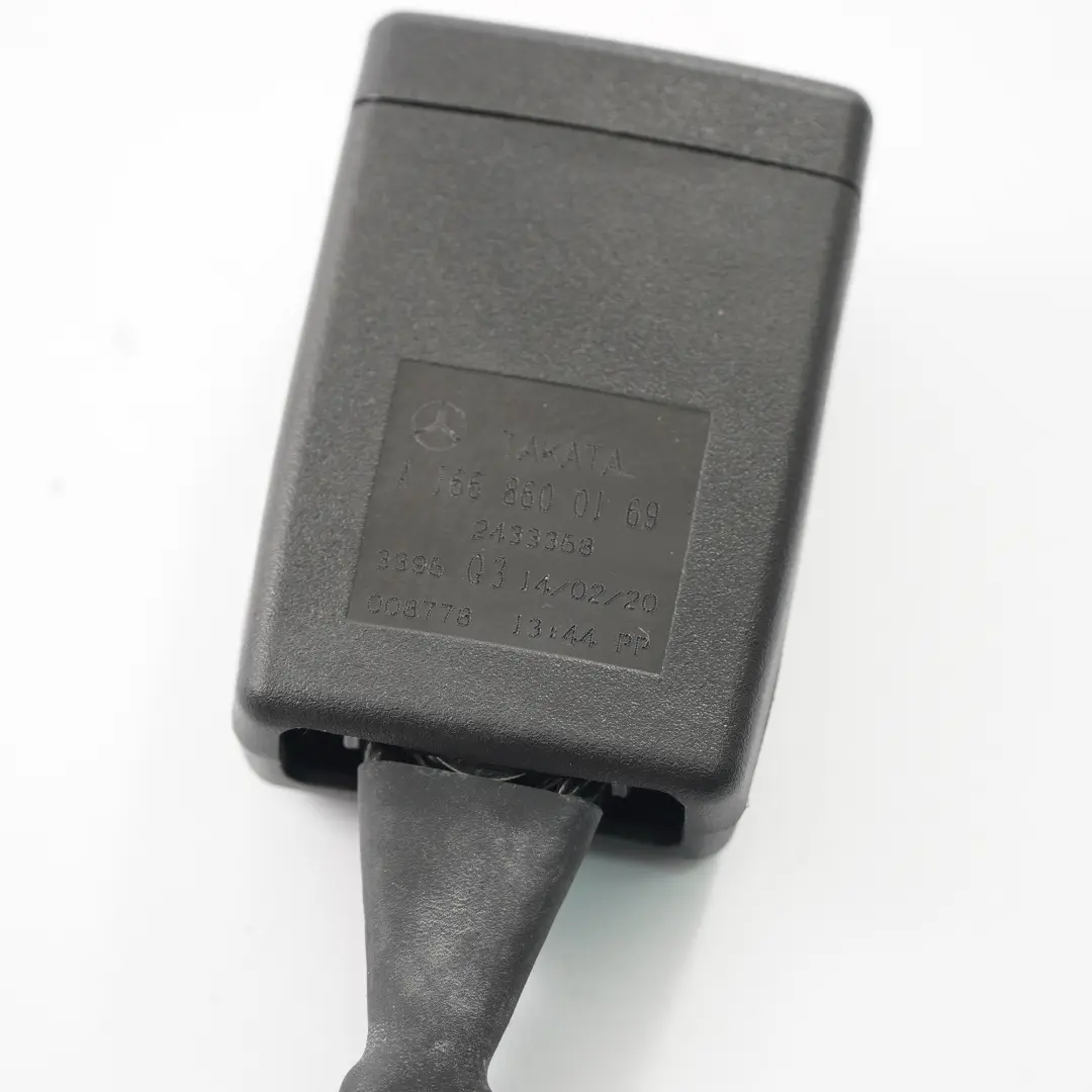 Mercedes W166 Hebilla Cinturón Seguridad Delantero Izquierdo Derecho - SKU A1668600169 - Número de pieza A1668600169