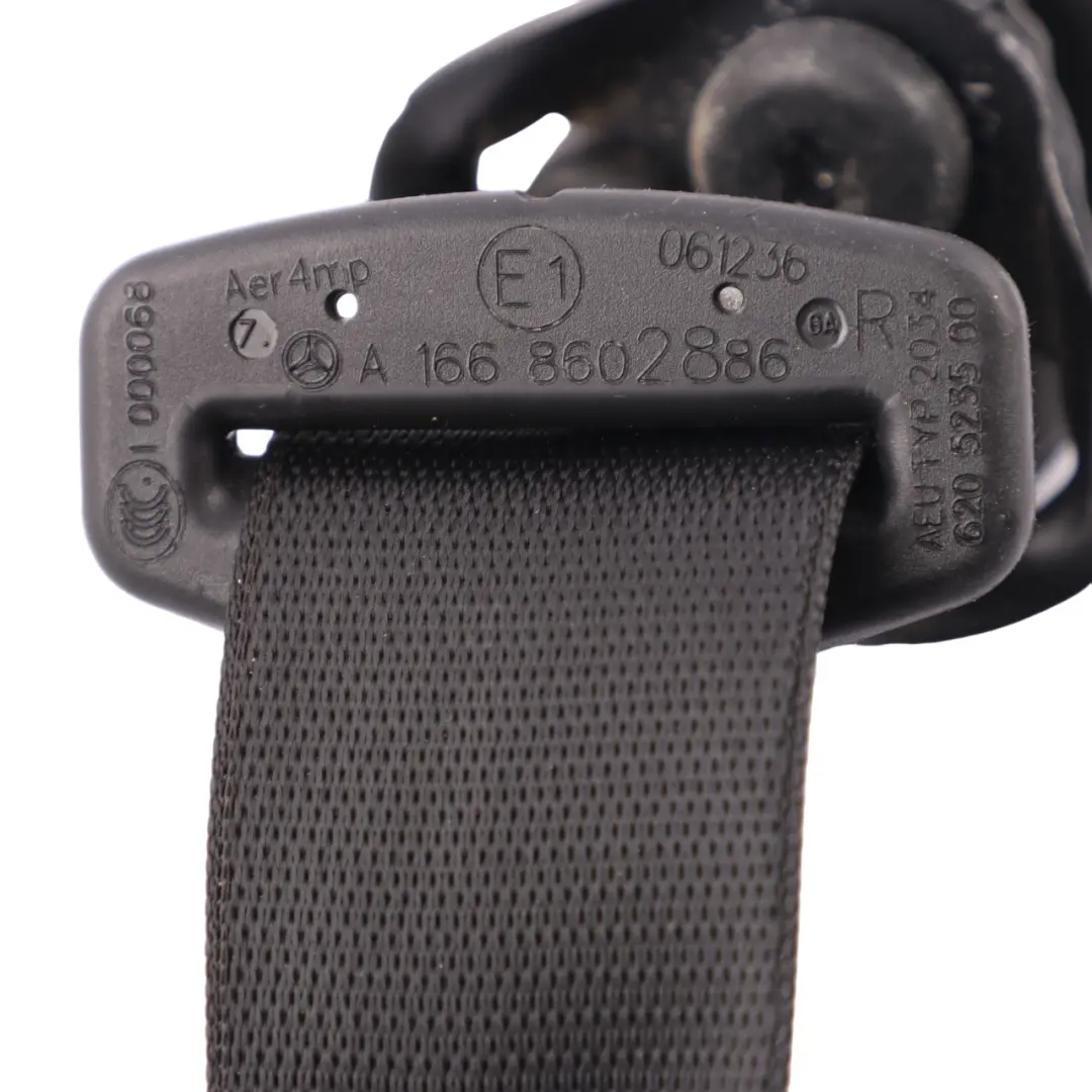 Mercedes W166 Cintura di sicurezza posteriore destra - SKU A1668602886 - Numero di parte A1668602886