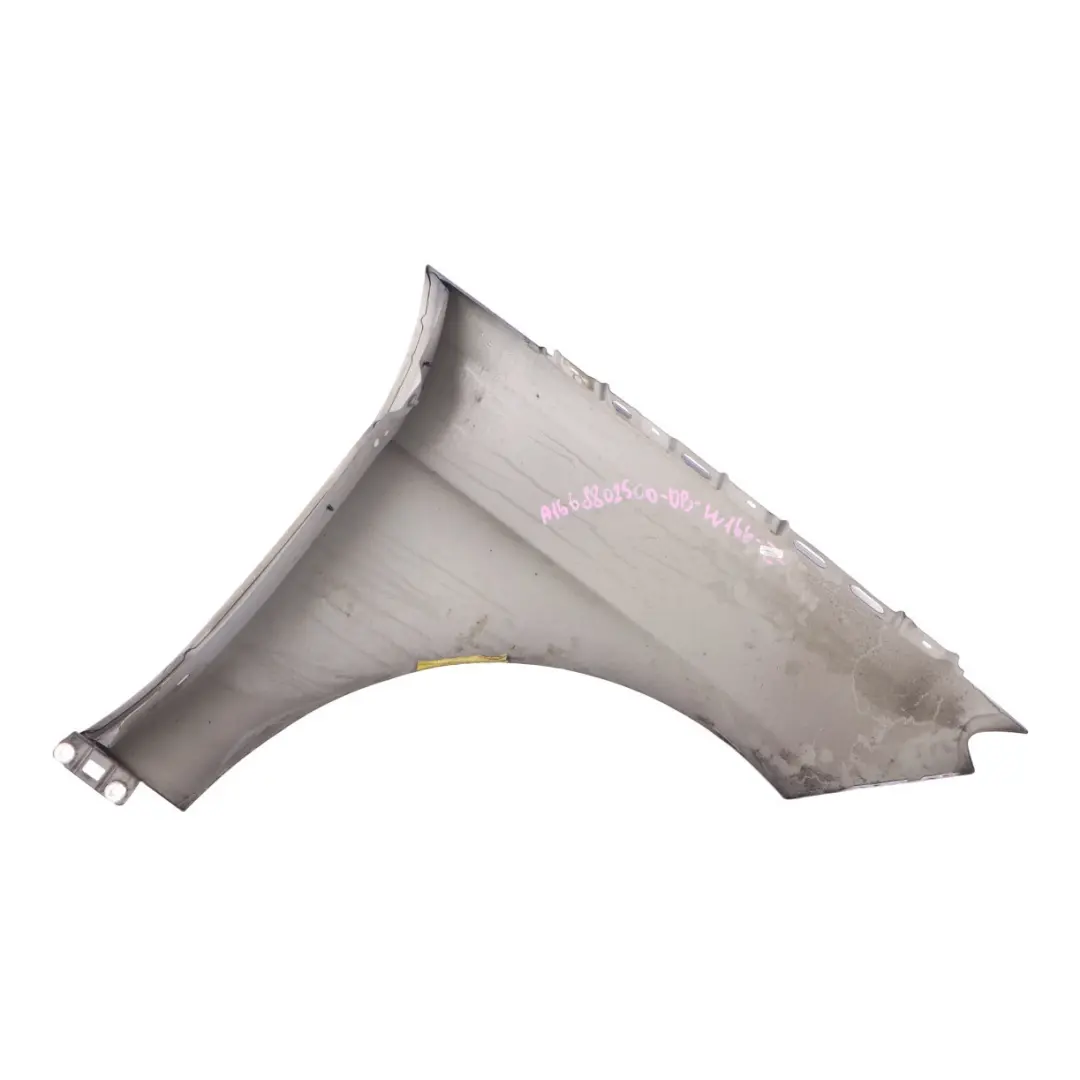 Mercedes W166 Side Panel Front Left N/S Fender Obsidian Black - 197 - SKU A1668802500-OB - Part number A1668802500