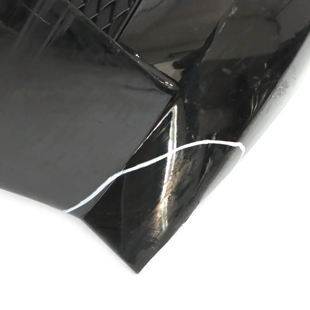 Mercedes W166 Front Bumper AMG Trim Panel Obsidian Black Metallic - 197 - SKU A1668854525-OB - Part number A1668854525