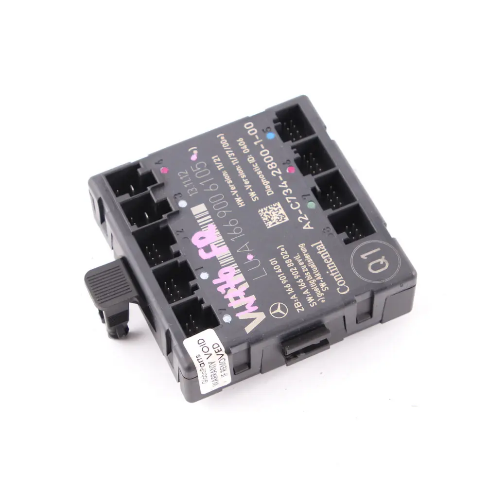  Mercedes-Benz A B Class W176 W246 Front Right Door O/S Control Unit Module ECU - SKU A1669000618 - Part number A1669000618