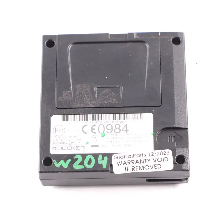 Becker Map Pilot Navigation Module Sat Nav Navi Europe to Mercedes W204 with Part number A1669000709 Mercedes W204 Becker Map Pilot Navigation Module Sat Nav Navi Europe - SKU A1669000709 - Part number A1669000709