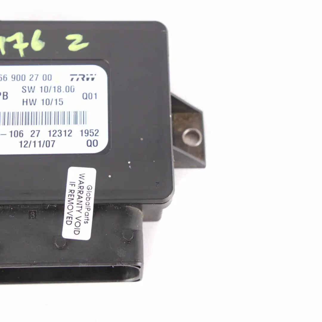 Mercedes W176 W166 Módulo freno estacionamiento Unidad control eléctrico - SKU A1669002700 - Número de pieza A1669002700