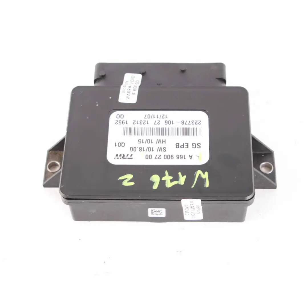 Modulo freno stazionamento Unità controllo elettrico per Mercedes W176 W166 con numero di parte A1669002700 Mercedes W176 W166 Modulo freno stazionamento Unità controllo elettrico - SKU A1669002700 - Numero di parte A1669002700