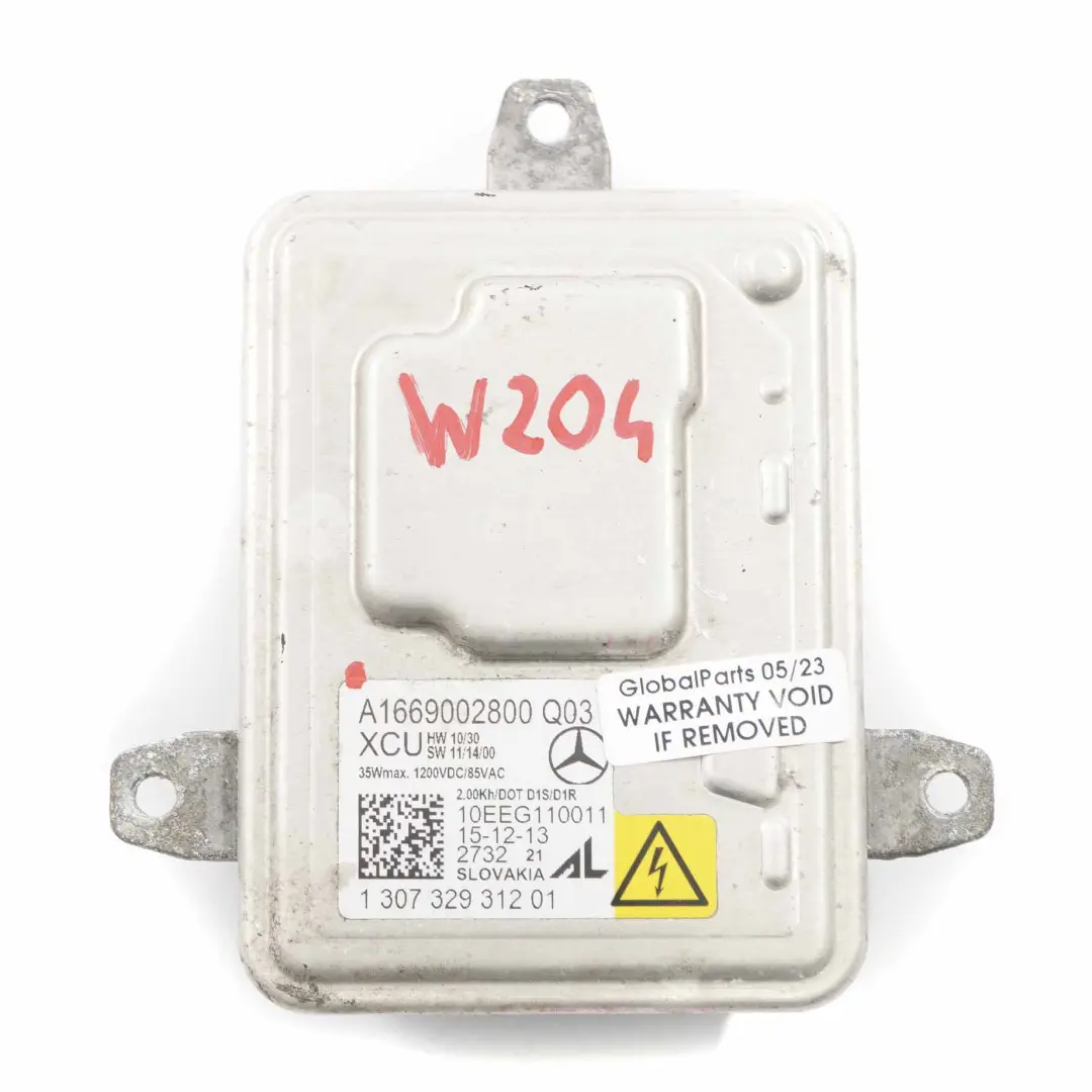 Light Module Mercedes W176 W204 Headlight Ballast Xenon Control Unit - SKU A1669002800 - Part number A1669002800