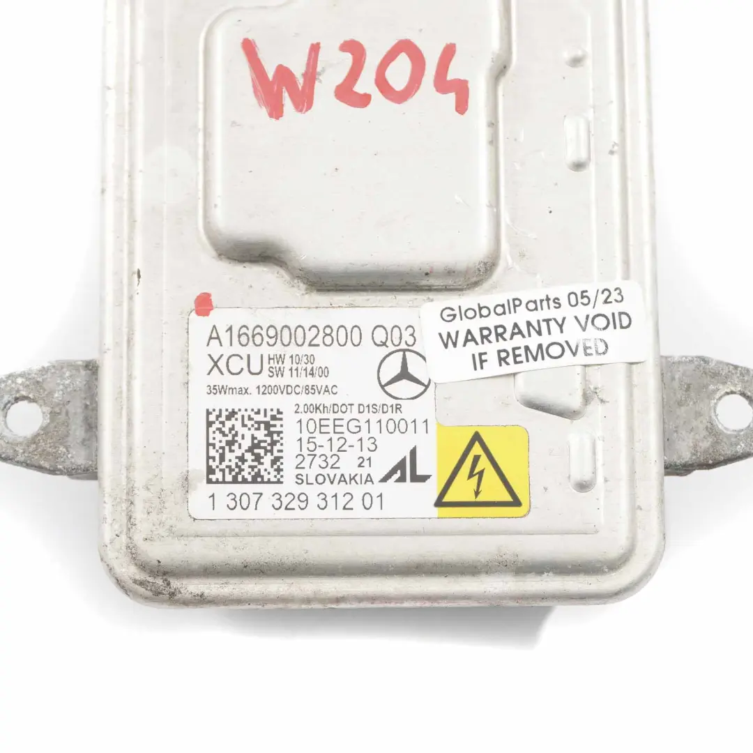  Light Module Mercedes W176 W204 Headlight Ballast Xenon Control Unit - SKU A1669002800 - Part number A1669002800