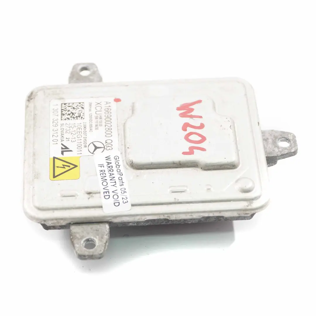 Módulo Luz Mercedes W176 W204 Balasto Faro Xenon Unidad de Control para con número de pieza A1669002800 Módulo Luz Mercedes W176 W204 Balasto Faro Xenon Unidad de Control - SKU A1669002800 - Número de pieza A1669002800