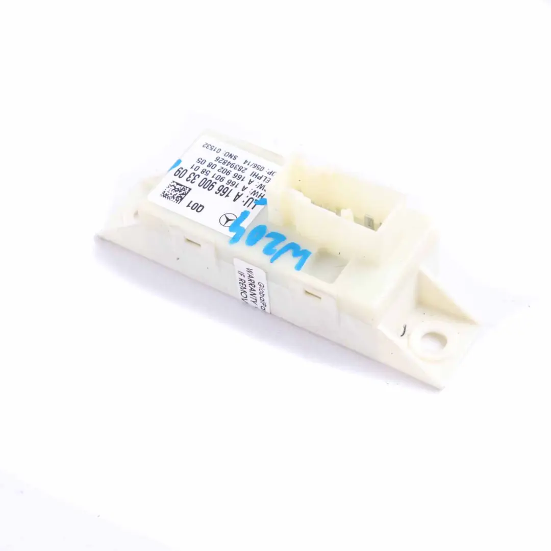 Headlight Headlamp Range Control Unit Module to Mercedes W176 W204 W246 with Part number A1669003309 Mercedes W176 W204 W246 Headlight Headlamp Range Control Unit Module - SKU A1669003309 - Part number A1669003309