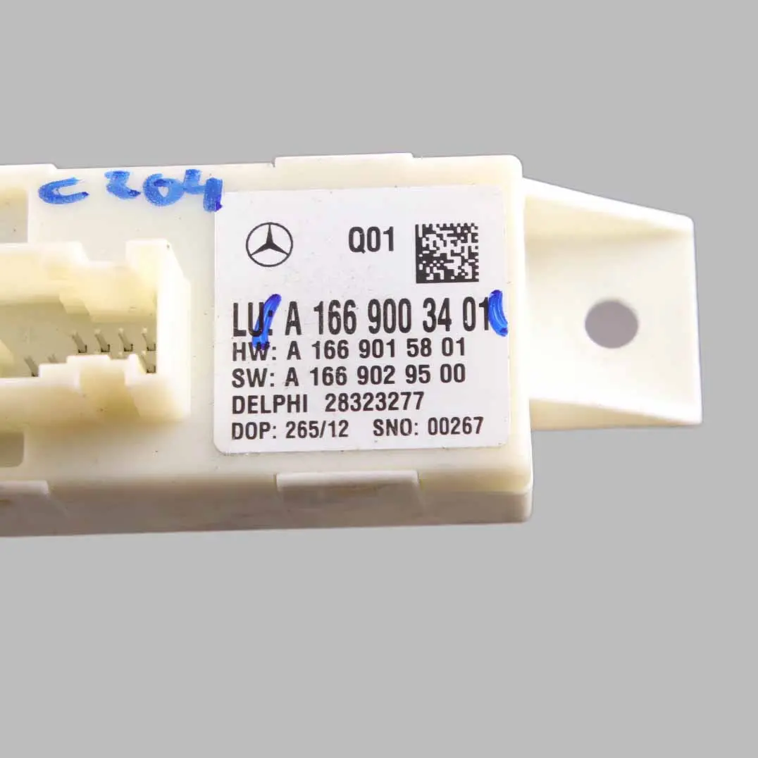Sensore livello Modulo unità controllo livellamento per Mercedes W204 con numero di parte A1669003401 Mercedes W204 Sensore livello Modulo unità controllo livellamento - SKU A1669003401 - Numero di parte A1669003401