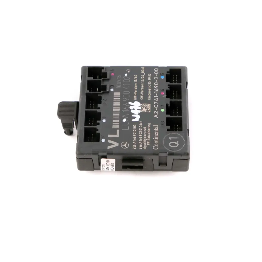 Mercedes W176 W246 Porta anteriore sinistra Modulo Unità di controllo ECU - SKU A1669004102 - Numero di parte A1669004102