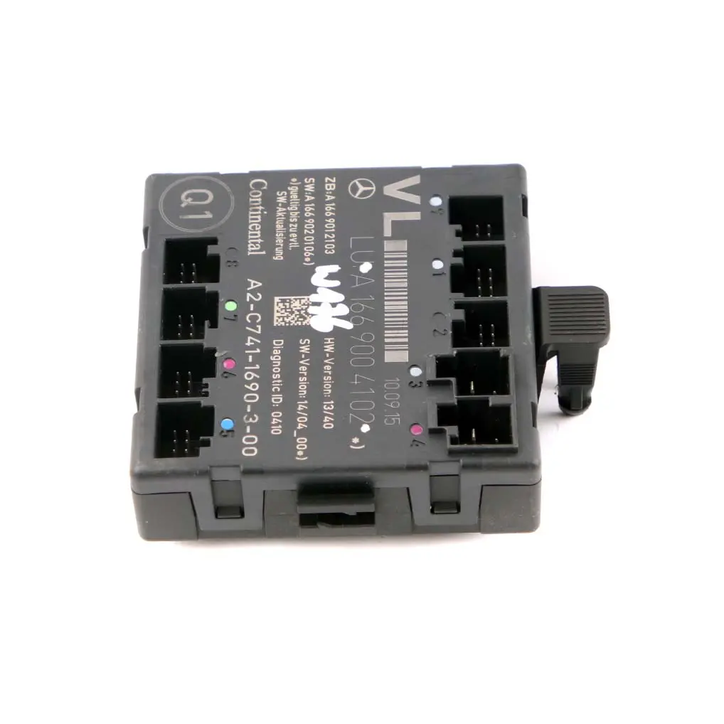 Porta anteriore sinistra Modulo Unità di controllo ECU per Mercedes W176 W246 con numero di parte A1669004102 Mercedes W176 W246 Porta anteriore sinistra Modulo Unità di controllo ECU - SKU A1669004102 - Numero di parte A1669004102