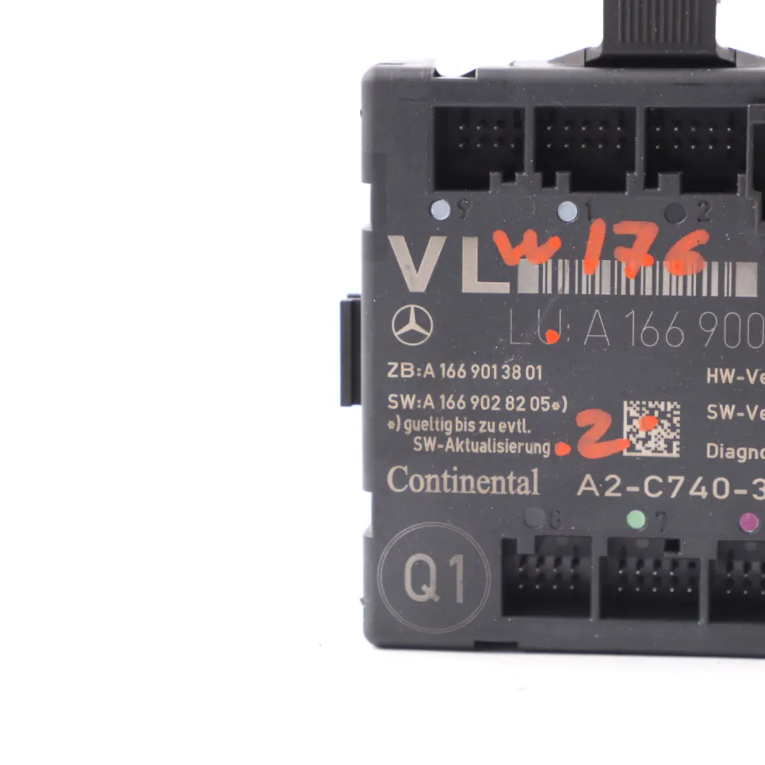 Módulo puerta Unidad control delantera izquierda VST para Mercedes W176 W246 con número de pieza A1669005605 Mercedes W176 W246 Módulo puerta Unidad control delantera izquierda VST - SKU A1669005511 - Número de pieza A1669005605