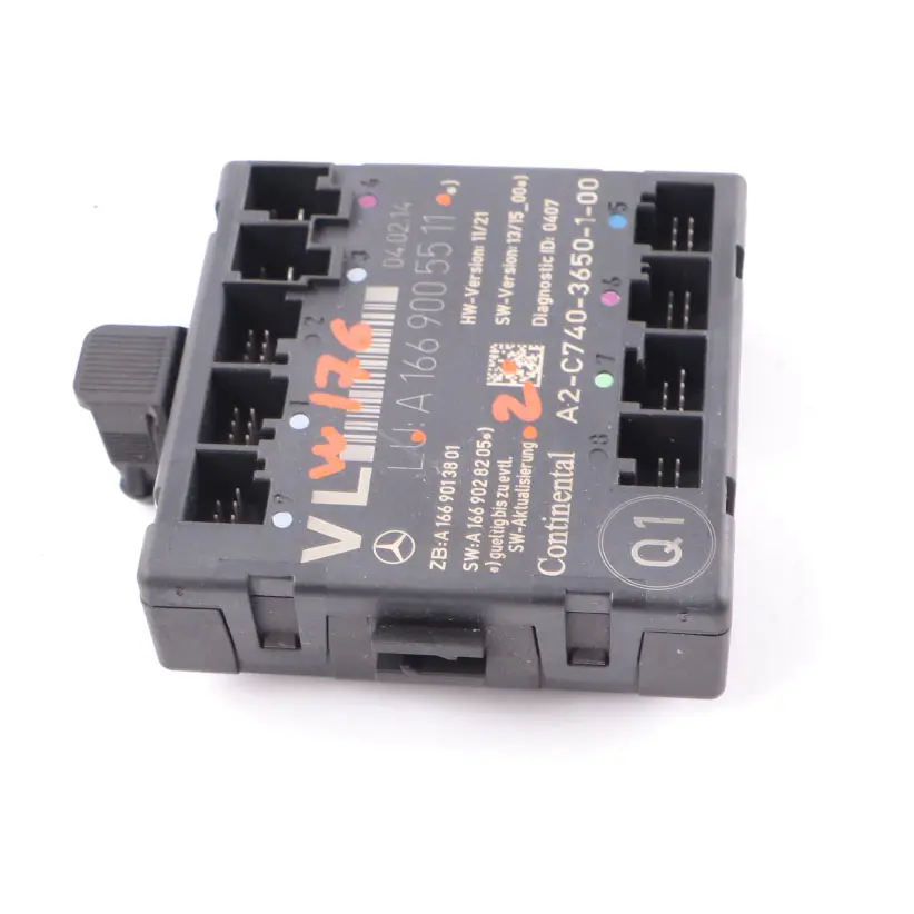  Door Module Mercedes W176 W246 Front Left N/S Control Unit VST - SKU A1669005511 - Part number A1669005605