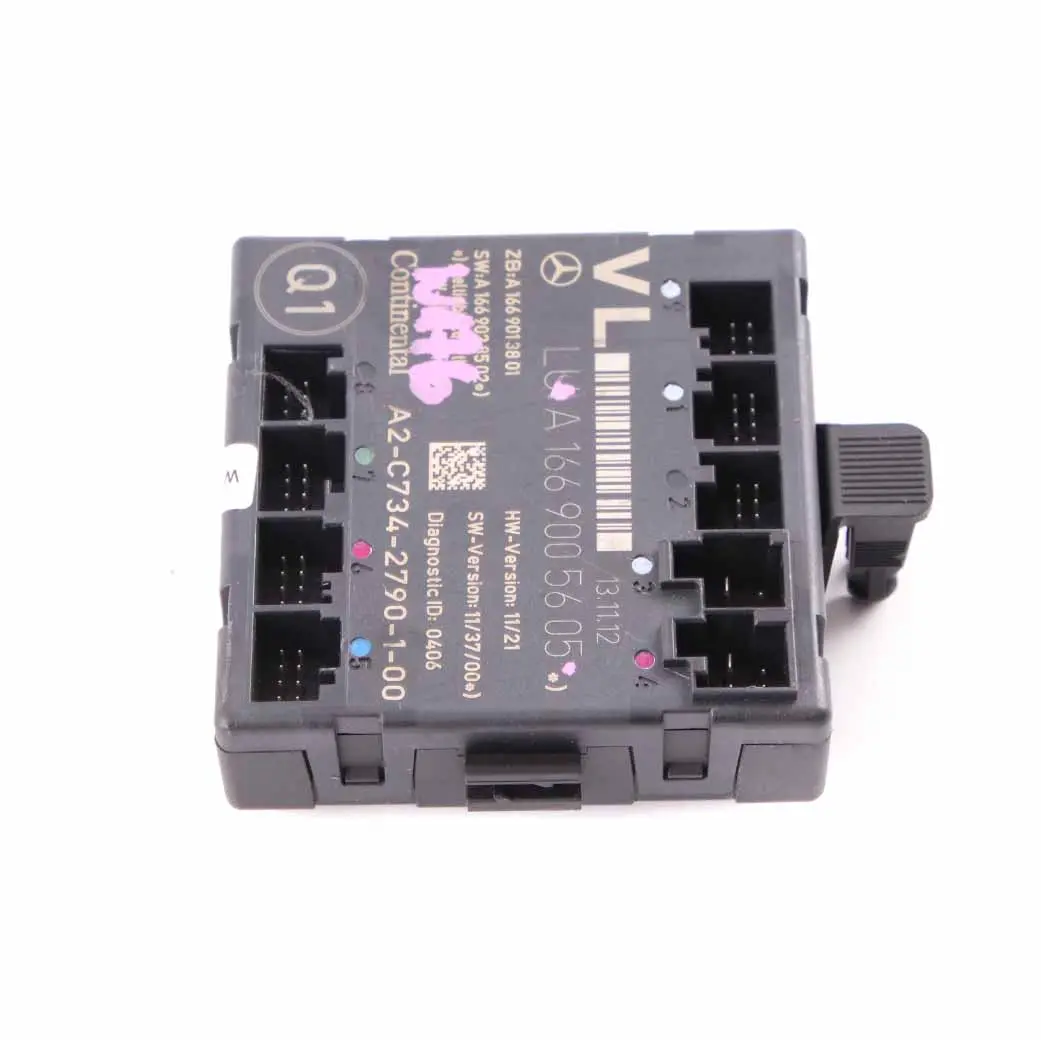 Modulo porta anteriore sinistro Unità controllo VST per Mercedes W176 W246 con numero di parte A1669005605 Mercedes W176 W246 Modulo porta anteriore sinistro Unità controllo VST - SKU A1669005605 - Numero di parte A1669005605