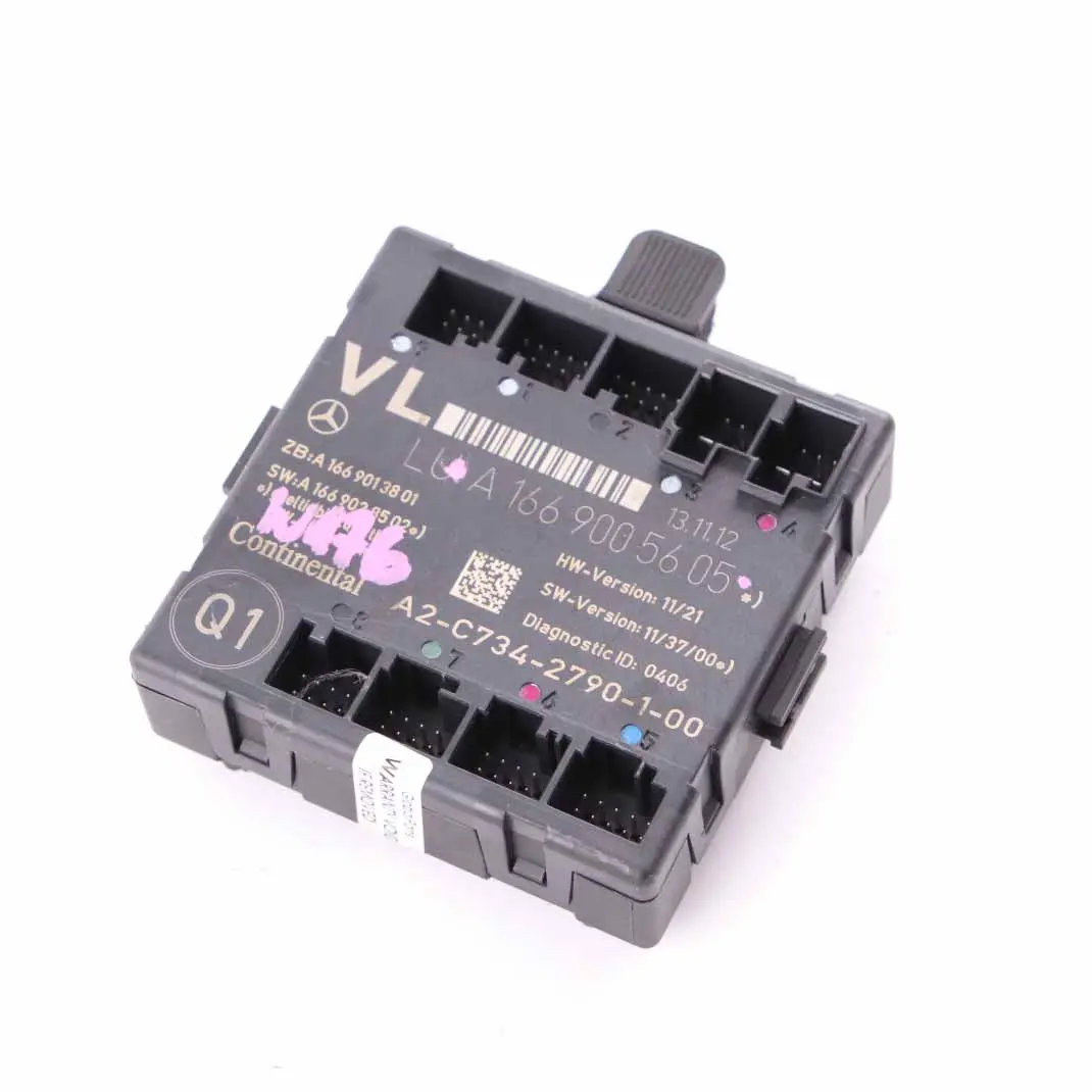 Módulo puerta Unidad control delantera izquierda para Mercedes W176 W246 con número de pieza A1669005605 Mercedes W176 W246 Módulo puerta Unidad control delantera izquierda - SKU A1669005605 - Número de pieza A1669005605
