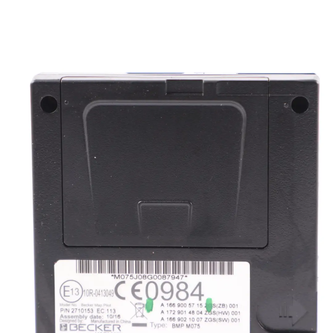 Becker Map Pilot Módulo de Navegación Sat Navi Europa para Mercedes Sprinter W906 con número de pieza A1669005715 Mercedes Sprinter W906 Becker Map Pilot Módulo de Navegación Sat Navi Europa - SKU A1669005715 - Número de pieza A1669005715