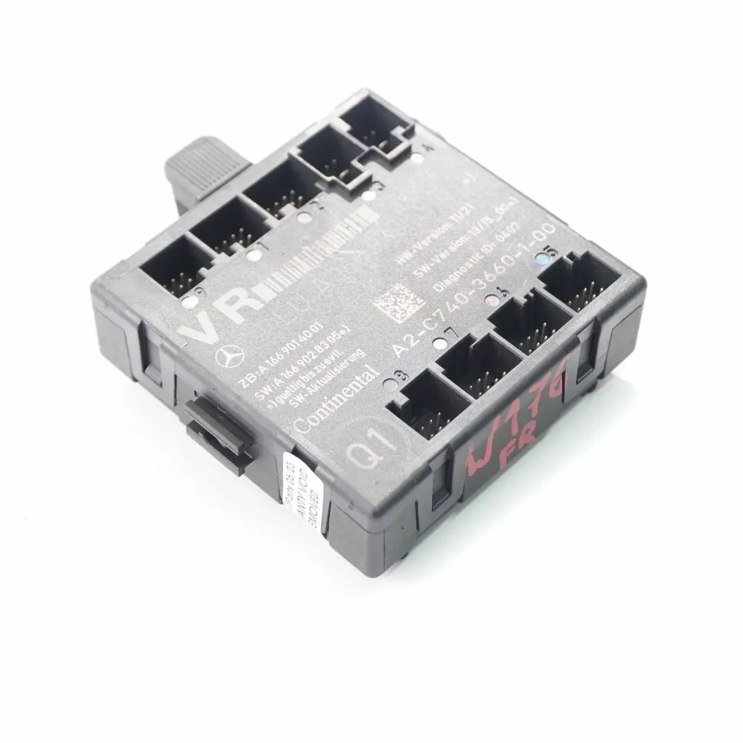 Modulo Porta Unità Di Controllo Anteriore Destra per Mercedes W176 W246 con numero di parte A1669005811 Mercedes W176 W246 Modulo Porta Unità Di Controllo Anteriore Destra - SKU A1669005811 - Numero di parte A1669005811
