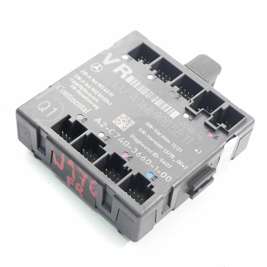  Door Module Mercedes W176 W246 Front Right O/S Control Unit Module - SKU A1669005811 - Part number A1669005811