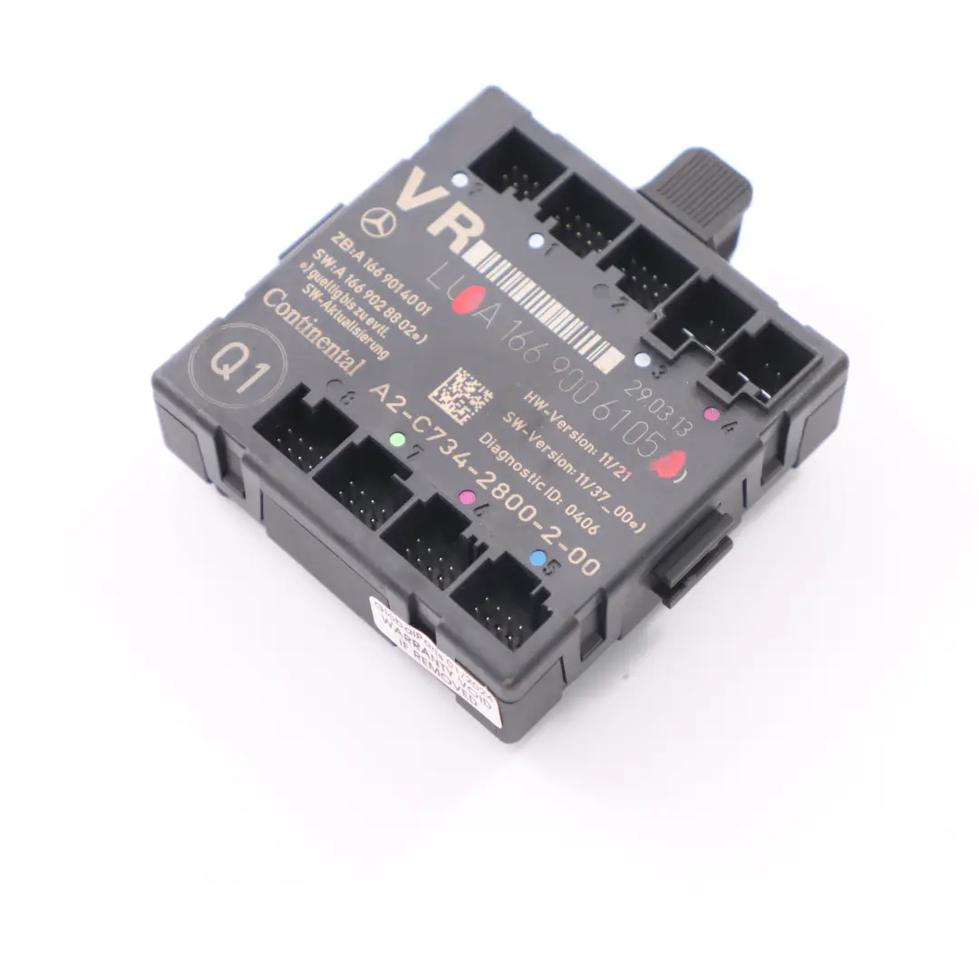 Mercedes W176 W246 Moduł Sterownik Drzwi Prawy Przód - SKU A1669006105 - Numer Części A1669006105