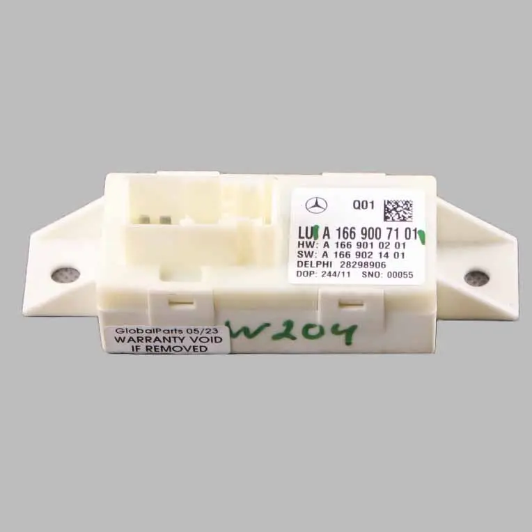 Mercedes W204 Sensore Livello Fari Modulo Controllo Livellamento A1669007101