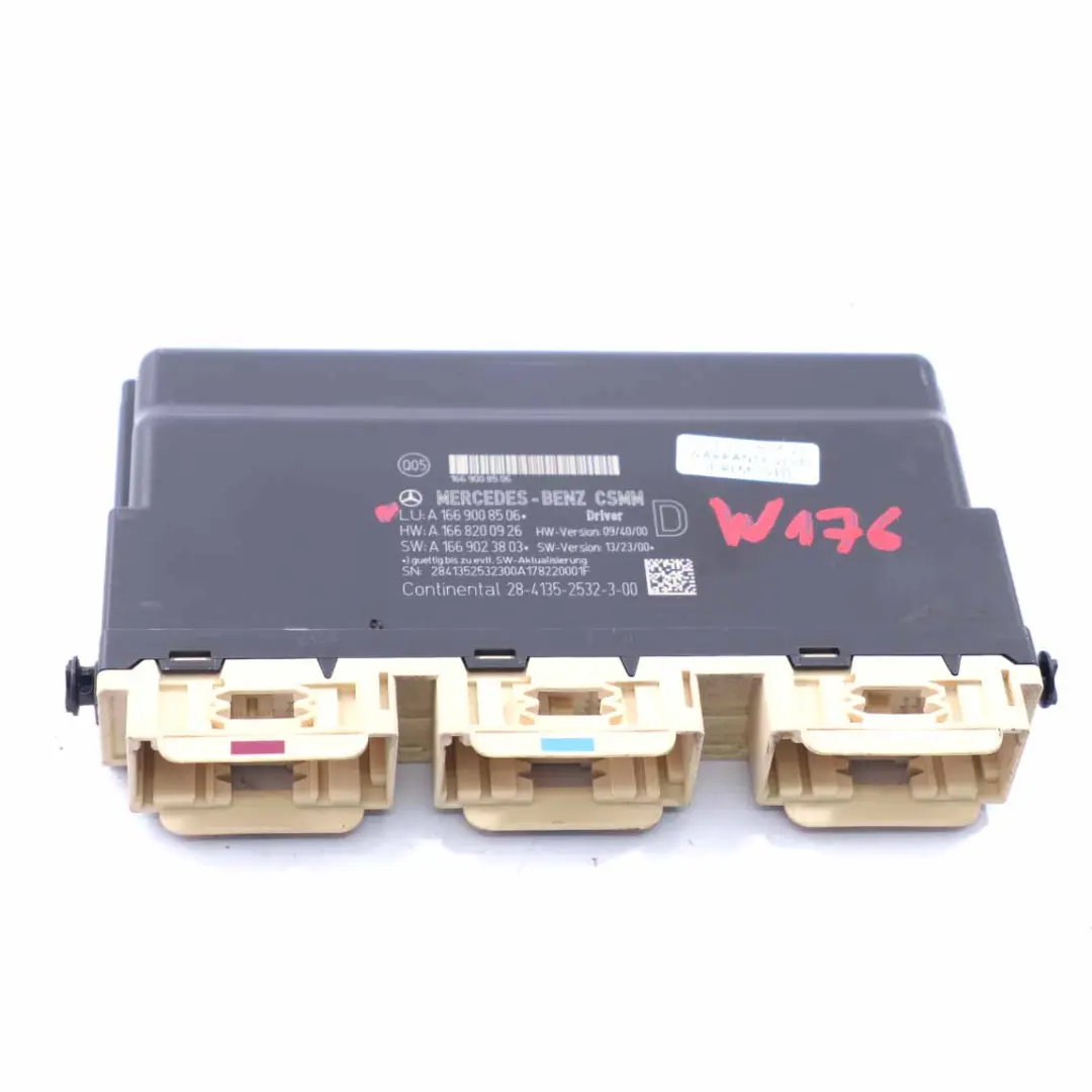 Module Mercedes W176 W246 Control Unit Front Left Right N/O/S to Seat with Part number A1669008506 Seat Module Mercedes W176 W246 Control Unit Front Left Right N/O/S - SKU A1669008506 - Part number A1669008506