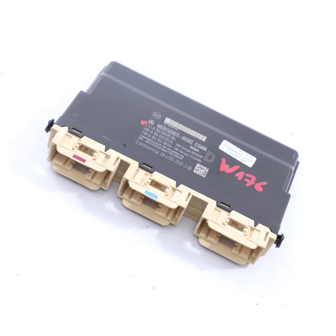 Moduł Sterownik Fotela Przód Lewo Prawo do Mercedes W176 W246 o numerze A1669008506 Mercedes W176 W246 Moduł Sterownik Fotela Przód Lewo Prawo - SKU A1669008506 - Numer Części A1669008506