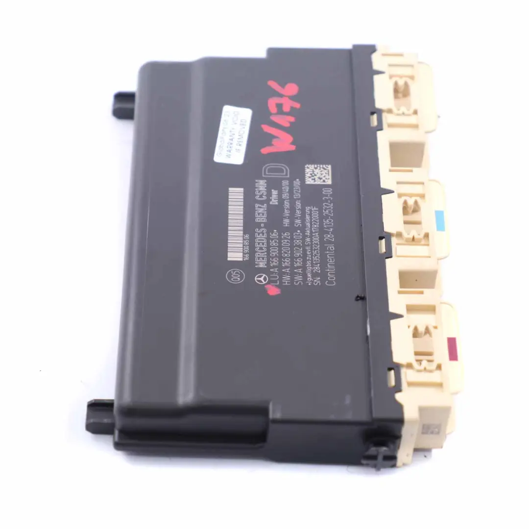 Seat Module Mercedes W176 W246 Control Unit Front Left Right N/O/S - SKU A1669008506 - Part number A1669008506