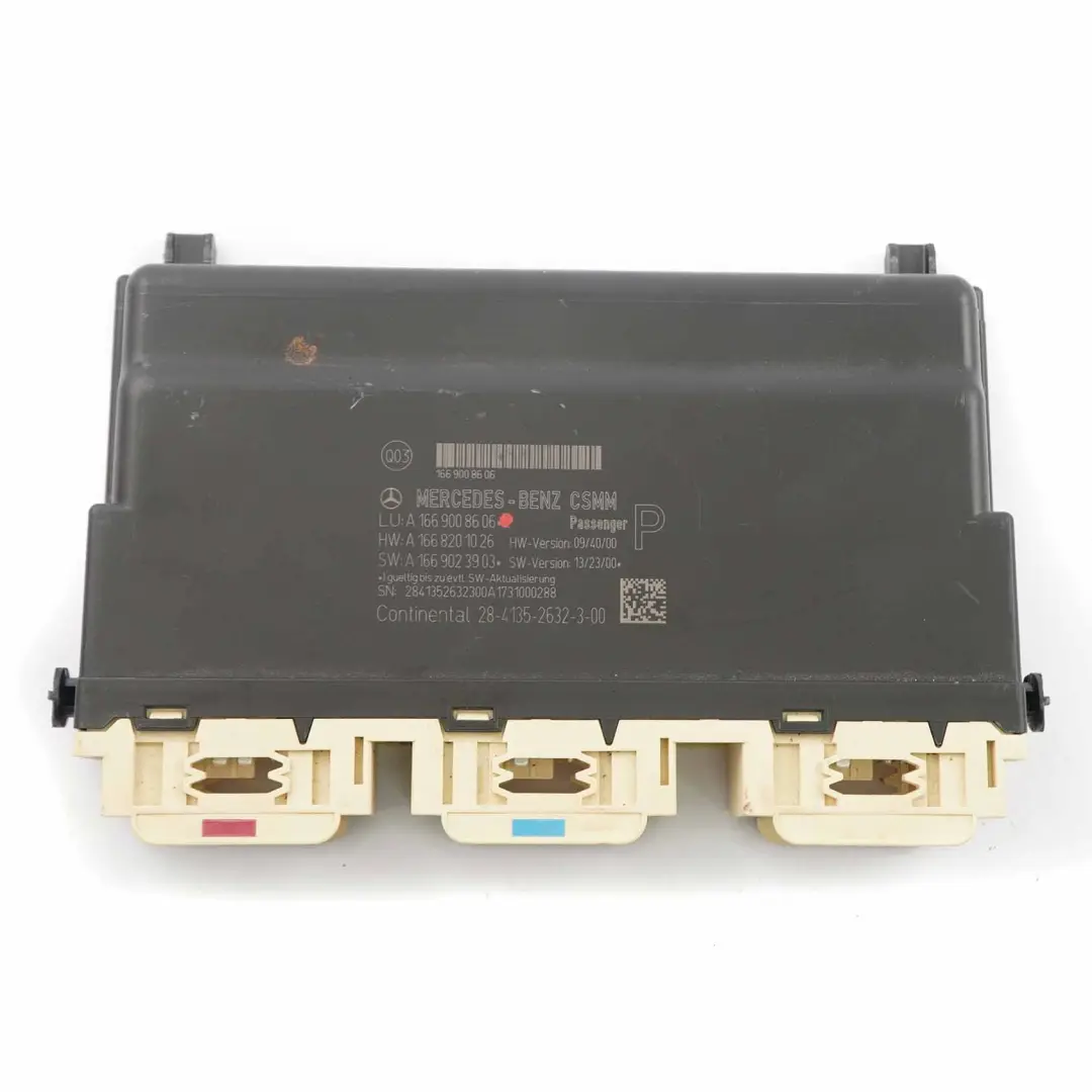  Modulo sedile Mercedes W176 W246 anteriore sinistro Unità memoria - SKU A1669008606 - Numero di parte A1669008606