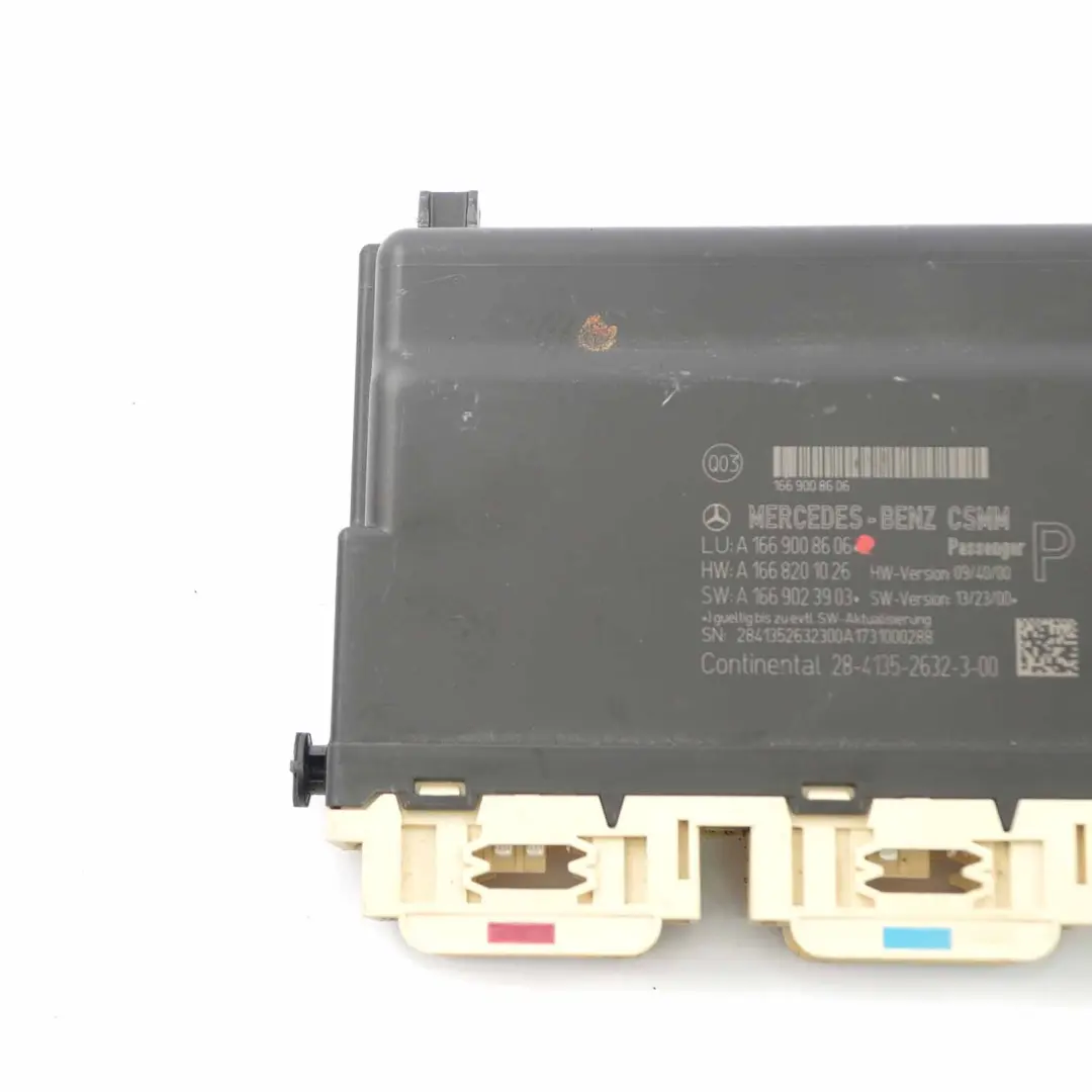 Module Mercedes W176 W246 Front Left N/S Memory Control Unit to Seat with Part number A1669008606 Seat Module Mercedes W176 W246 Front Left N/S Memory Control Unit - SKU A1669008606 - Part number A1669008606