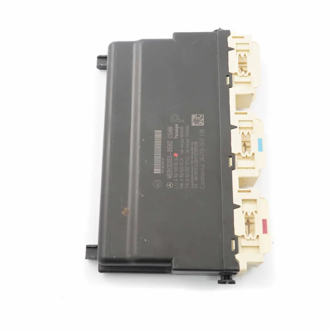 Module Mercedes W176 W246 Front Left N/S Memory Control Unit to Seat with Part number A1669008606 Seat Module Mercedes W176 W246 Front Left N/S Memory Control Unit - SKU A1669008606 - Part number A1669008606