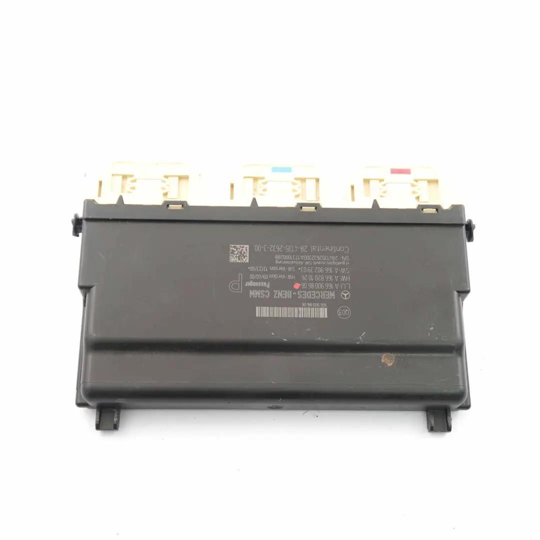 Module Mercedes W176 W246 Front Left N/S Memory Control Unit to Seat with Part number A1669008606 Seat Module Mercedes W176 W246 Front Left N/S Memory Control Unit - SKU A1669008606 - Part number A1669008606