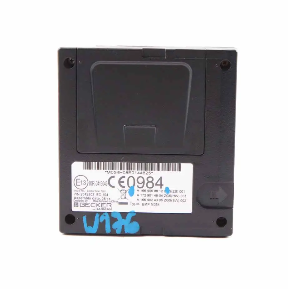 Becker Navigation Map Pilot Control Unit Module to Mercedes W176 with Part number A1669008812 Mercedes W176 Becker Navigation Map Pilot Control Unit Module - SKU A1669008812 - Part number A1669008812