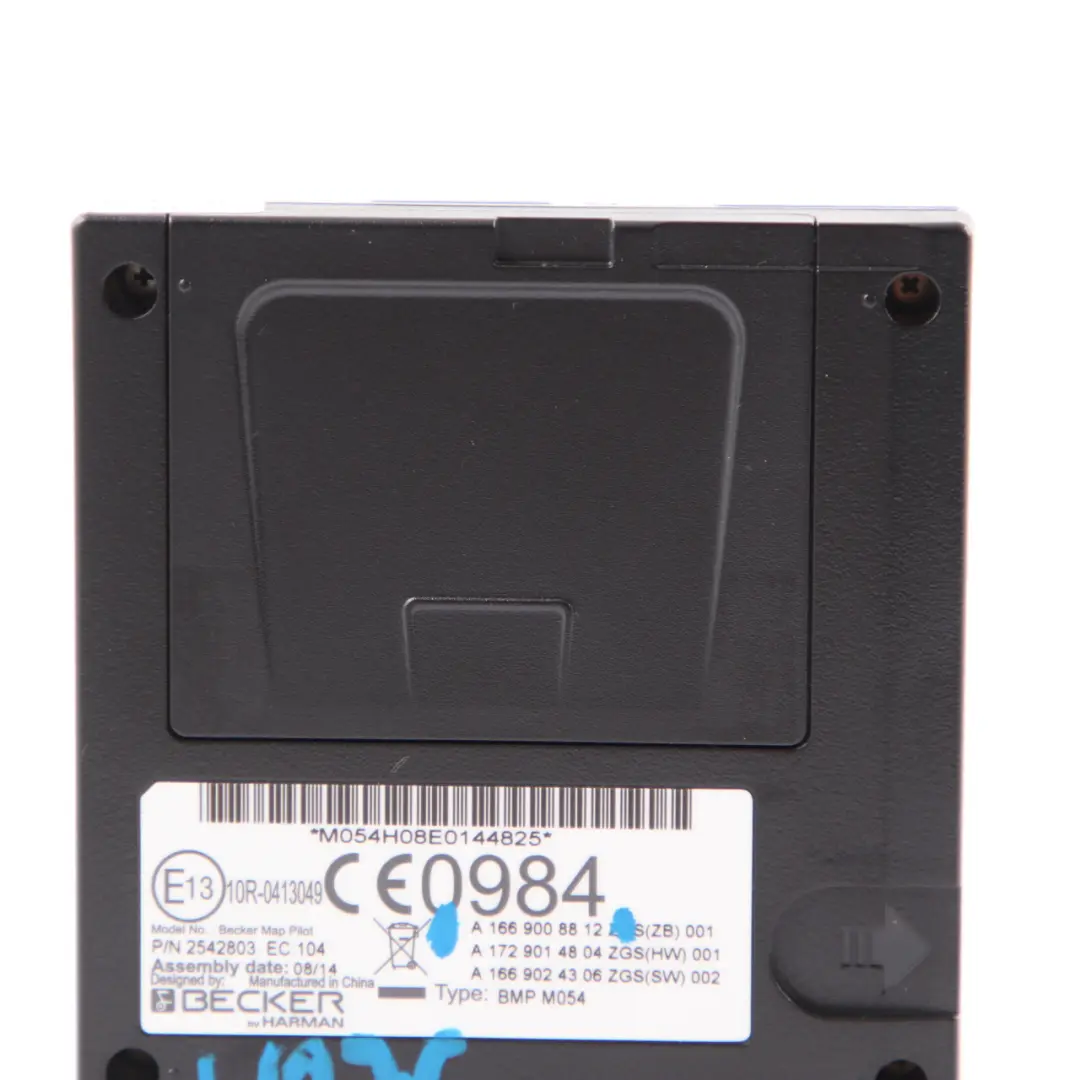 Becker Navigation Map Pilot Control Unit Module to Mercedes W176 with Part number A1669008812 Mercedes W176 Becker Navigation Map Pilot Control Unit Module - SKU A1669008812 - Part number A1669008812