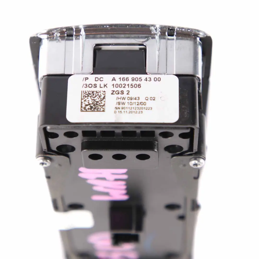 Mercedes W176 Electric Window Regulator Driver's Side Switch - SKU A1669054300 - Part number A1669054300