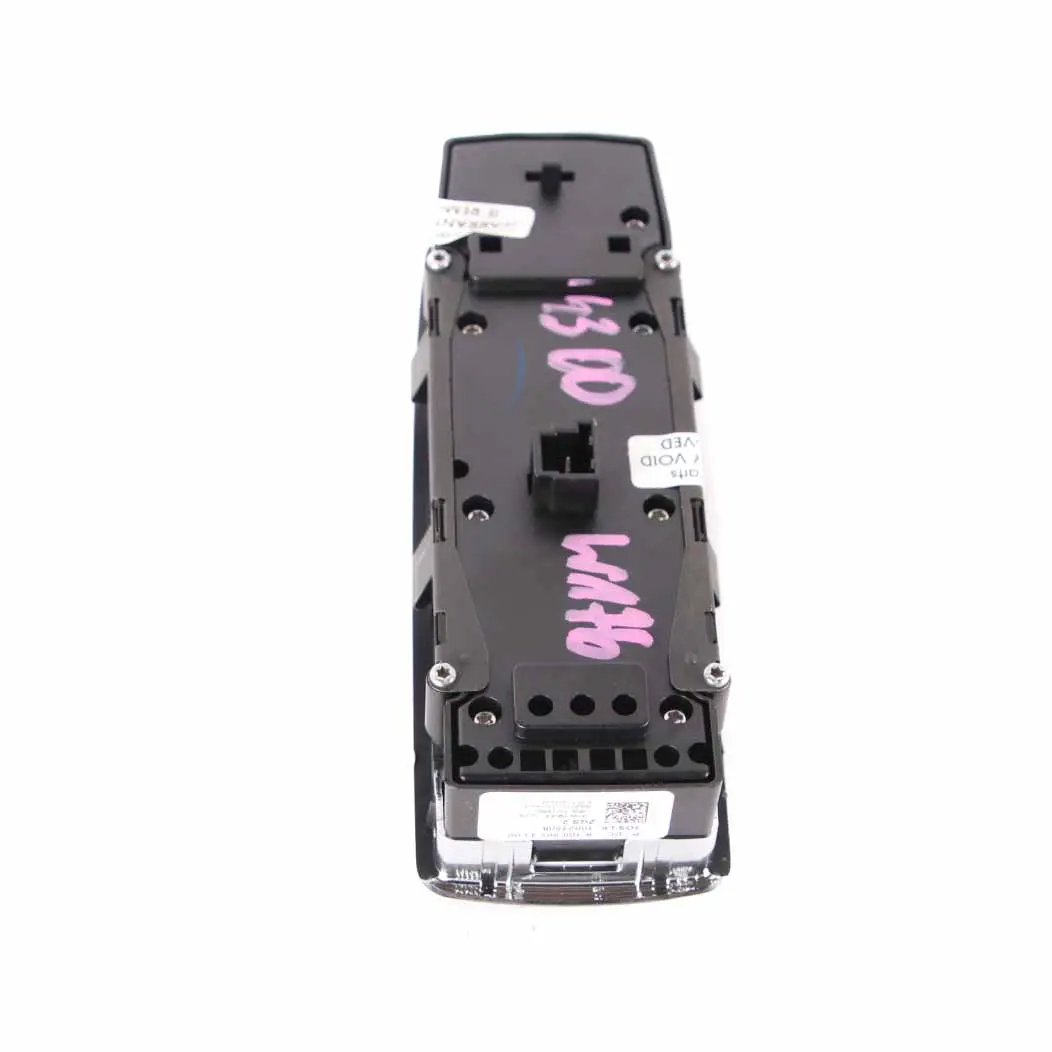 Interruptor del elevalunas eléctrico lado conductor para Mercedes W176 con número de pieza A1669054300 Mercedes W176 Interruptor del elevalunas eléctrico lado conductor - SKU A1669054300 - Número de pieza A1669054300