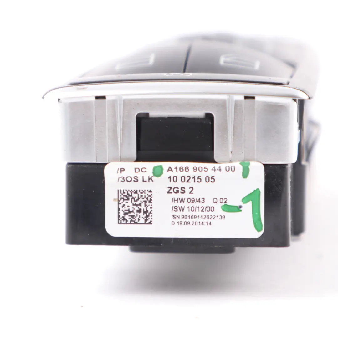 Window Lifter Control Switch Driver's Side to Mercedes W176 Electric with Part number A1669054400 Mercedes W176 Electric Window Lifter Control Switch Driver's Side - SKU A1669054400-1 - Part number A1669054400