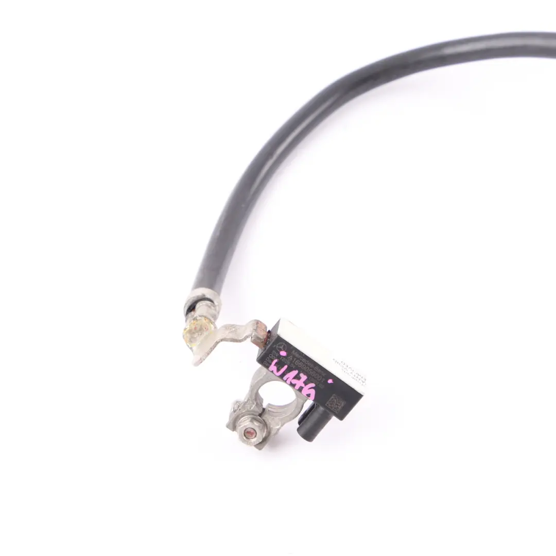 Cable Mercedes W176 W246 Negative Lead Wiring Harness to Battery with Part number A1669056001 Battery Cable Mercedes W176 W246 Negative Lead Wiring Harness - SKU A1669056001-1 - Part number A1669056001